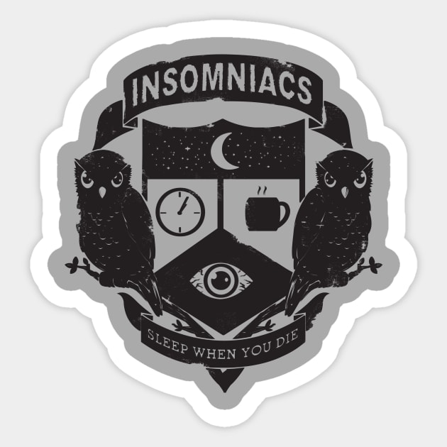 Insomniacs Sticker by dn1ce25